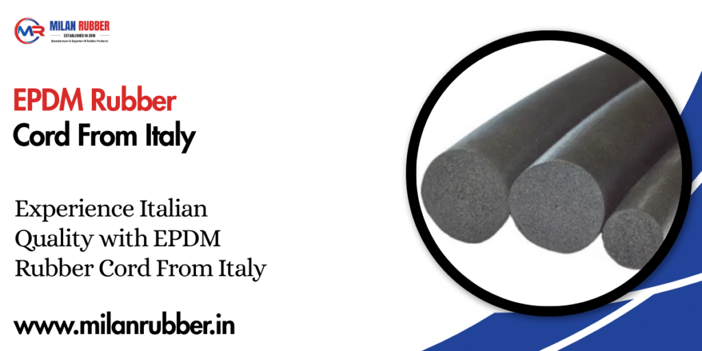 EPDM Rubber Cord From Italy