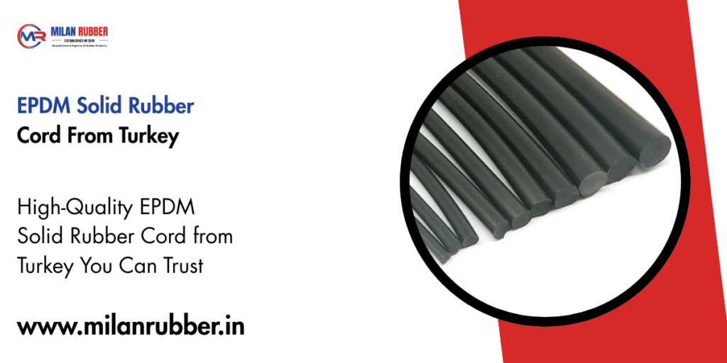 EPDM Solid Rubber Cord From Turkey